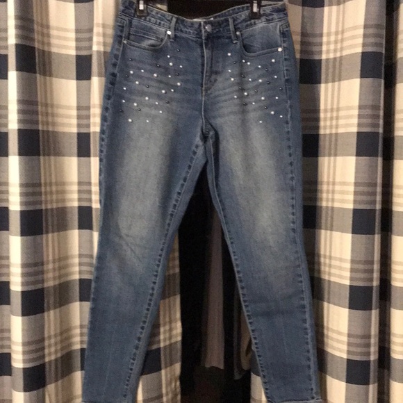 JustFab Denim - Just Fab Studded Jeans